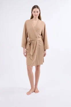 Bata efecto terciopelo