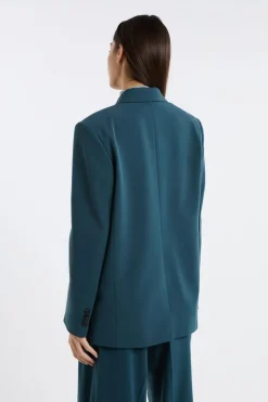 Blazer con cierre cruzado