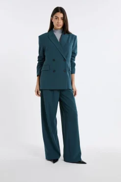 Blazer con cierre cruzado