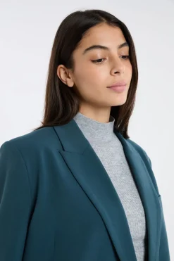 Blazer con cierre cruzado