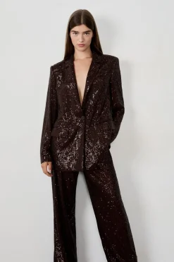 Blazer de lentejuelas