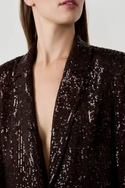 Blazer de lentejuelas