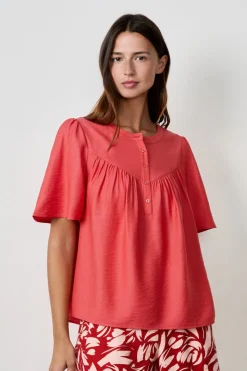 Blusa de manga corta