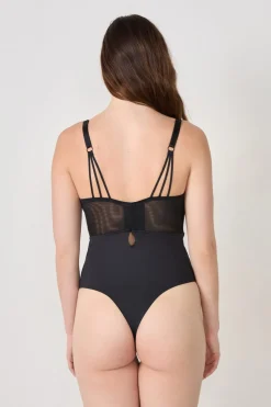 Body con aros de encaje