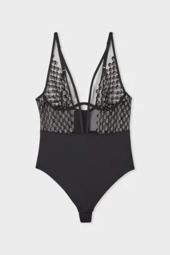 Body con aros de encaje