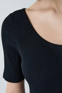 Body de algodón acanalado