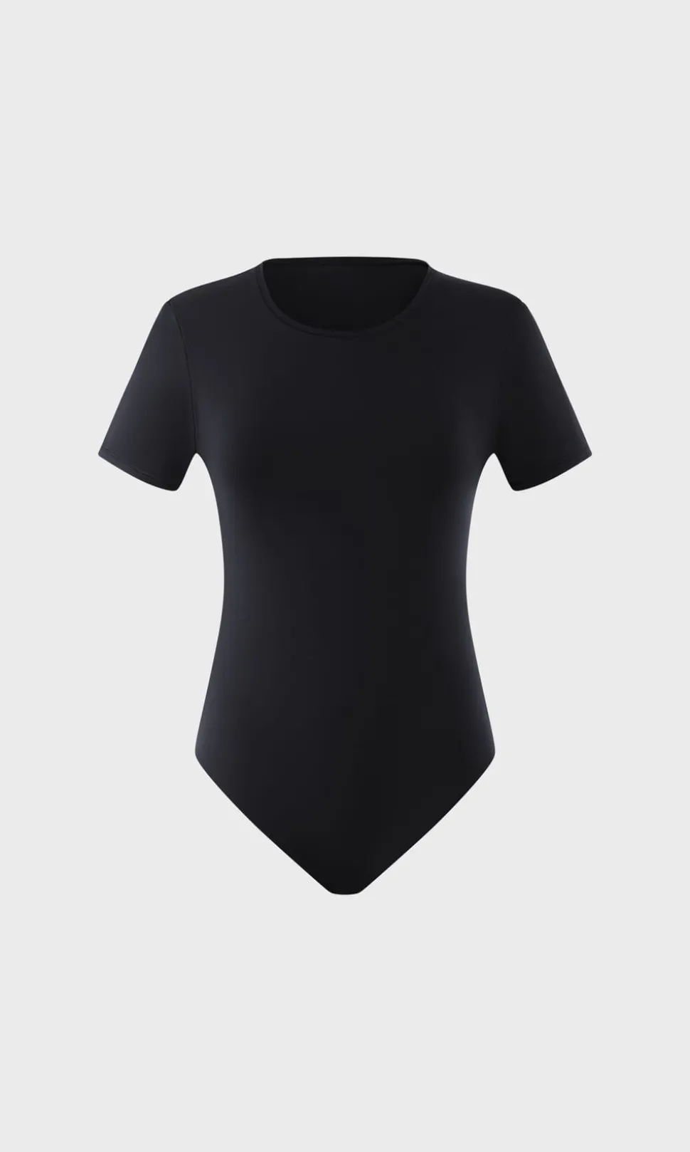 Body de manga corta de microfibra