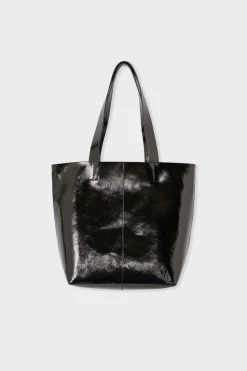 Bolso de mano de cuero