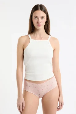 Braga brasileña de microfibra sin costuras con estampado