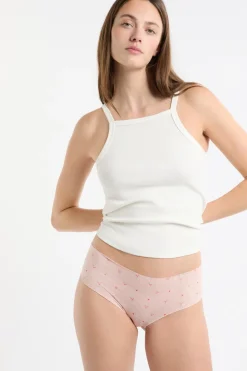 Braga brasileña de microfibra sin costuras con estampado