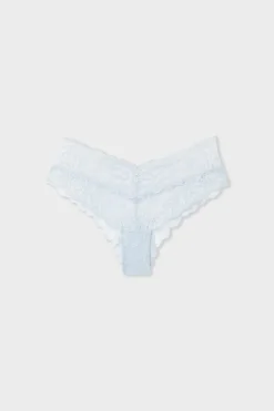 Braga brasileñas en forma de V de encaje