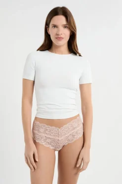 Braga brasileñas en forma de V de encaje