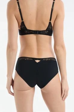 Braga culotte con detalles de encaje