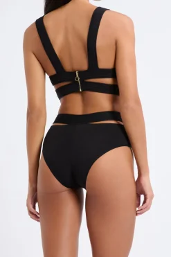 Braga de cintura alta de encaje