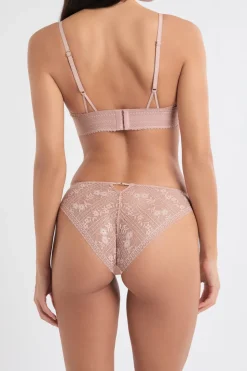 Braga de encaje y microfibra