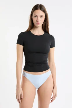 Braga de microfibra y encaje