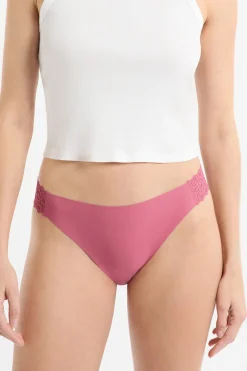 Braga de microfibra y encaje