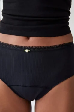 Braga menstrual de cintura alta - Flujo medio