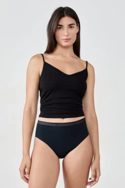 Braga menstrual de cintura alta - Flujo abundante