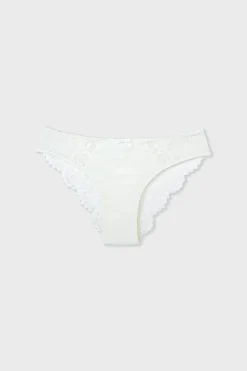 Braguita brasileña de microfibra y encaje