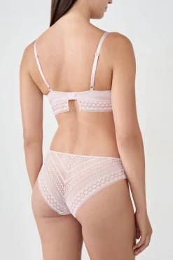 Braguita culotte con detalle de encaje