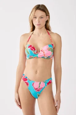 Braguita de bikini brasileña estampado