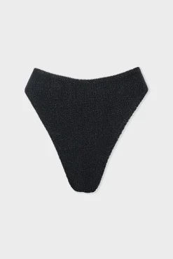 Braguita de bikini de tiro alto brillante