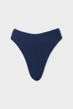 Braguita de bikini de tiro alto brillante