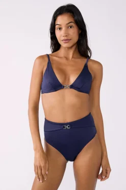 Braguita de bikini talle alto detalle joya