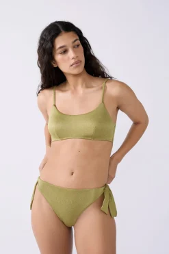 Braguita de bikini tejido brillante