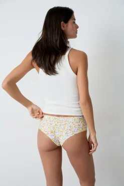 Braguita hipster de microfibra sin costuras estampado