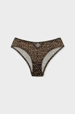 Braguita hipster de tul leopardo