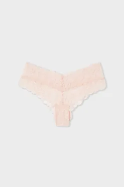 Braguita hipster V-shape de encaje