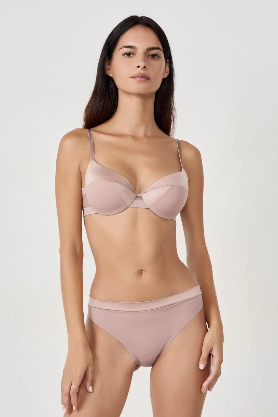 Braguitas de microfibra satinada