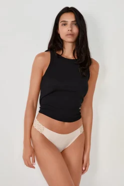 Braguitas de microfibra y encaje