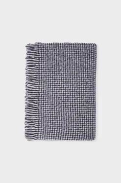 Bufanda con estampado de pata de gallo