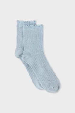 Calcetines brillantes con algodón