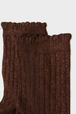 Calcetines brillantes con algodón