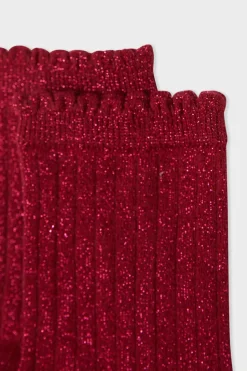 Calcetines brillantes con algodón