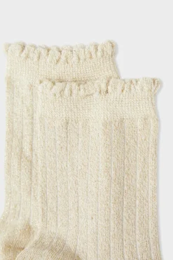 Calcetines brillantes con algodón