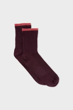 Calcetines brillantes con algodón