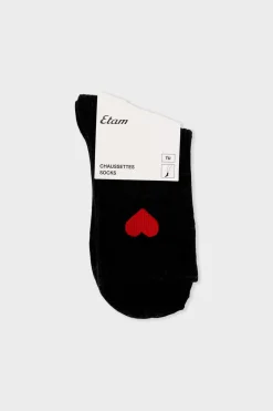 Calcetines con efecto acanalado