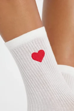 Calcetines con efecto acanalado