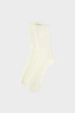 Calcetines de punto grueso