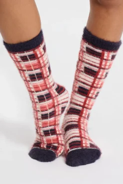 Calcetines estampados de tejido ultrasuave