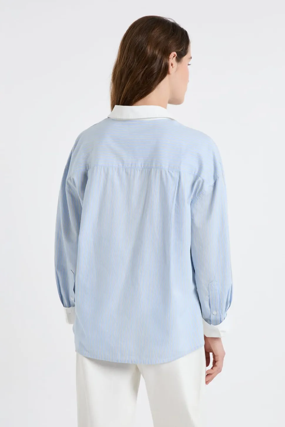 Camisa bicolor con algodón