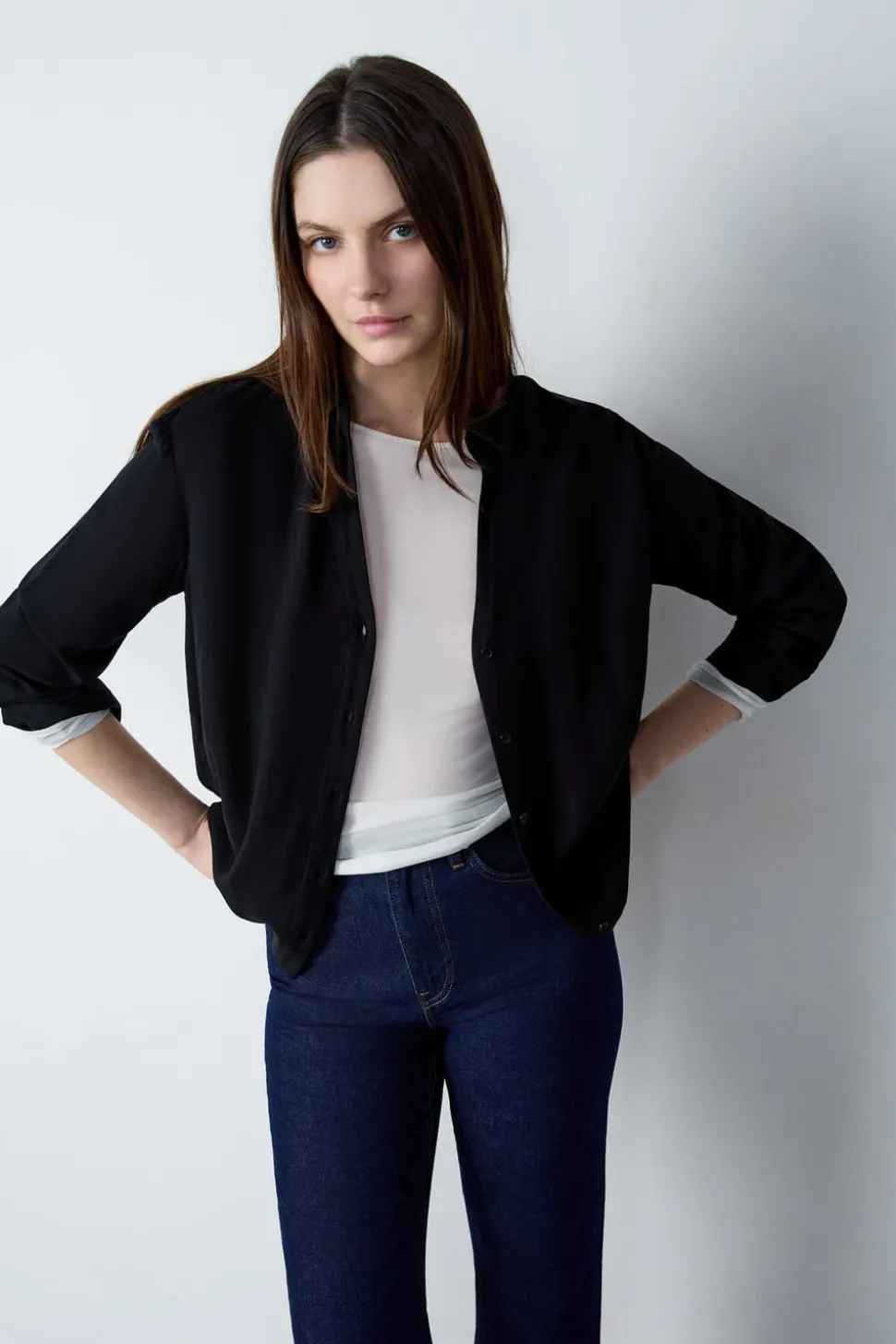 Camisa de manga larga