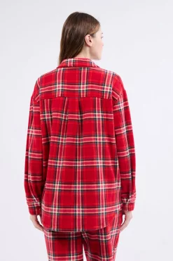 Camisa de pijama a cuadros