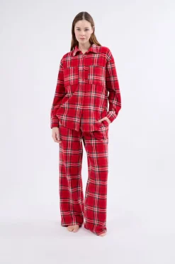 Camisa de pijama a cuadros