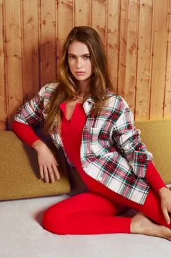 Camisa de pijama a cuadros